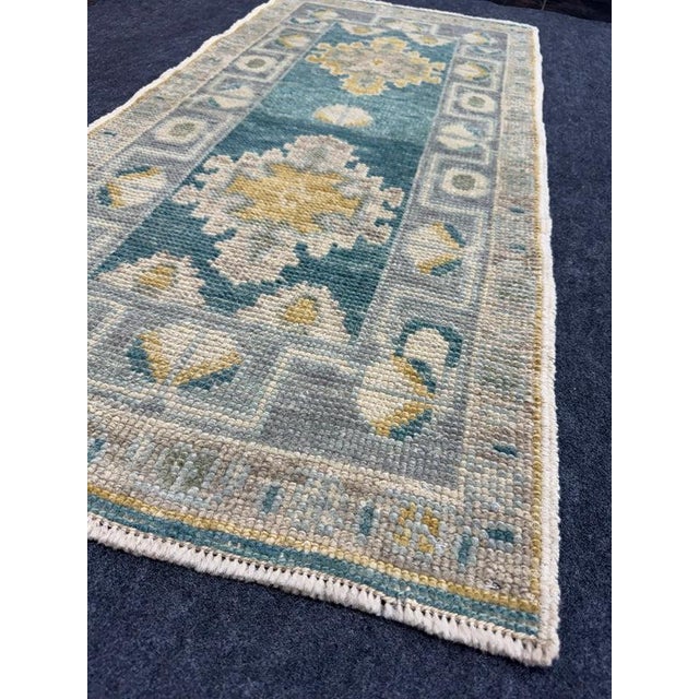 Turkish Oushak Rug 2'2" x 4'10" For Sale - Image 4 of 6