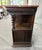 Wood 19th Century Marble Top Continental Oak Buffet With Leaded Glass Door For Sale - Image 7 of 18