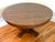 Early 19th Century Antique Arts & Crafts Tiger Oak Dining Table on Pedestal Base With 54" Round Top For Sale - Image 5 of 9