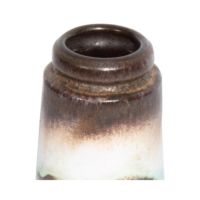 Mid 20th Century Scheurich Keramik West German Fat Lava Vase For Sale - Image 5 of 6
