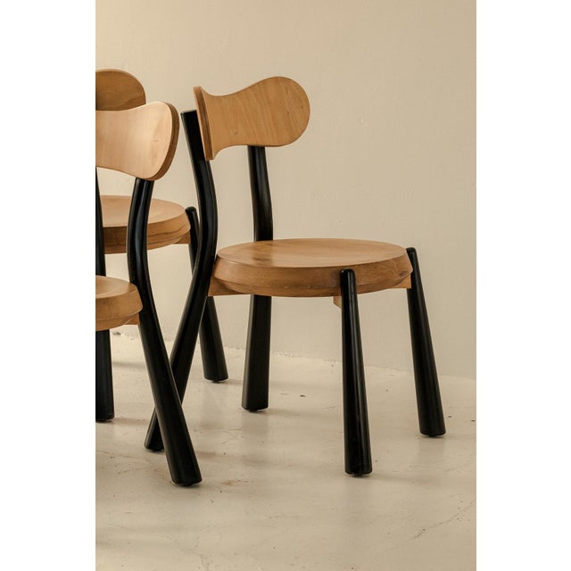 Dining Chairs, France, 1980s, Set of 4 For Sale - Image 6 of 18