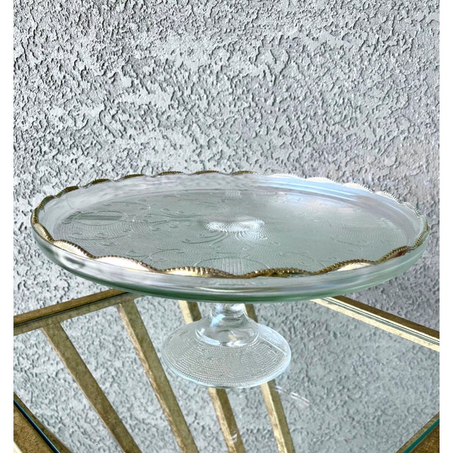 Excellent Pre-Owned Condition. Made for only a few years (1954 through 1957), this whimsical pattern by Jeannette Glass,...