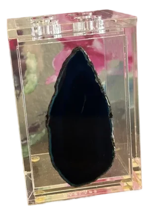 Anna New York Rablabs Blue Agate Toothbrush Holder
