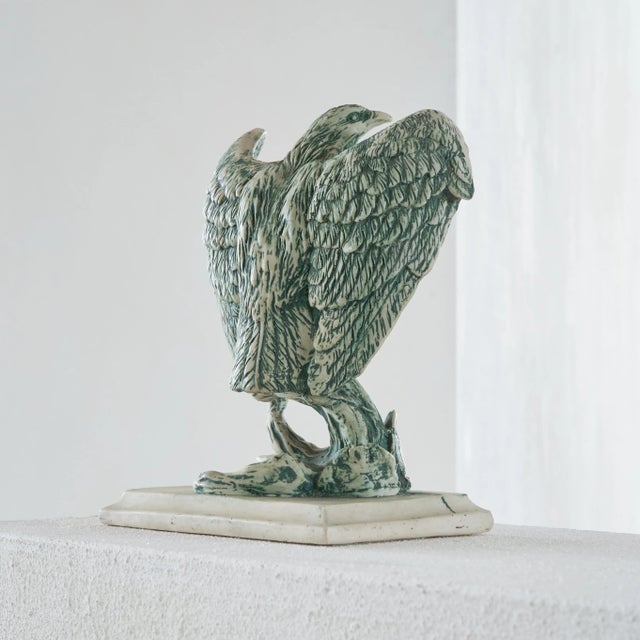 Ceramic Eagle Sculpture, 1960s For Sale - Image 6 of 10