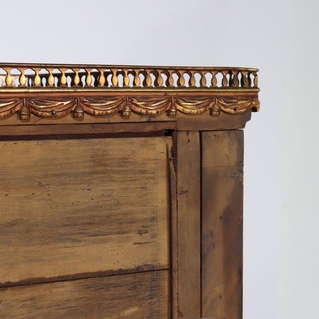 Antique French Louis XVI Gilt Wood & Ormolu Vitrine C1920 For Sale - Image 15 of 16