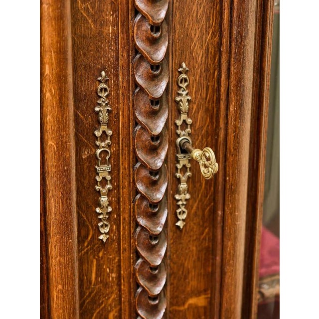 Brown 19th Century Renaissance Oak Bookcase For Sale - Image 8 of 13