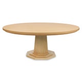 Bunny Williams Home 72" Haven Dining Table in Cerused Oak For Sale