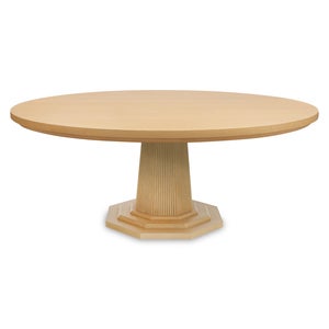 Bunny Williams Home 72" Haven Dining Table in Cerused Oak