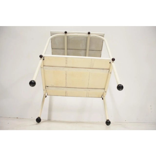 Green Industrial Console Table, Former Czechoslovakia, 1960s For Sale - Image 8 of 10