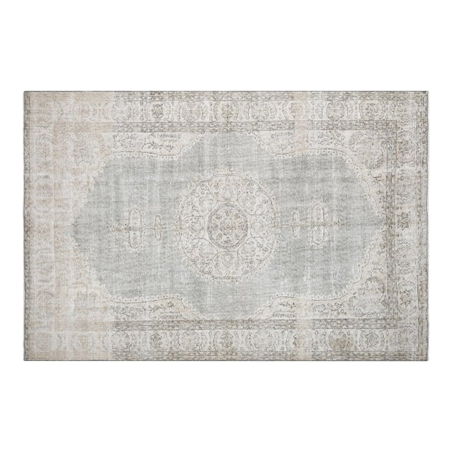 1960s Turkish Oushak Rug For Sale