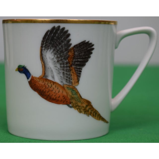 Set X 6 Abercrombie & Fitch Gamebird Porcelain Mugs For Sale - Image 4 of 8
