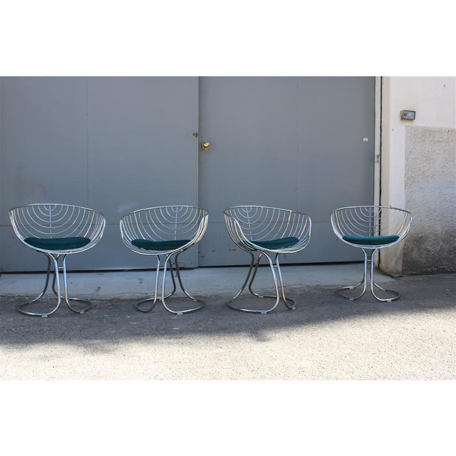 Model Marika Cockpit Chairs by Giorgio Rinaldi for Rima, 1970s, Set of 4 For Sale - Image 4 of 15