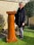 Wood Charles X Mahogany Column For Sale - Image 7 of 11