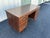 Wood 1970s Mid-Century Modern Walnut Kneehole Tanker Desk For Sale - Image 7 of 12