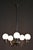 Silver Art Deco Chandelier in Nickel, Steel and Opaline Glass, Czech, 1920s For Sale - Image 8 of 10