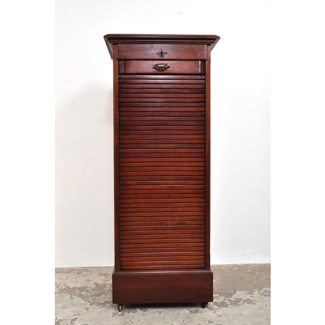 Still in excellent condition after over 100 years. This larger size is less common. Beautiful panels all around, a lovely...