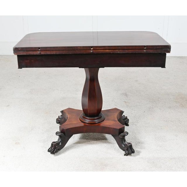 Victorian Game Tables in Mahogany, 1850, Set of 2 For Sale - Image 9 of 10