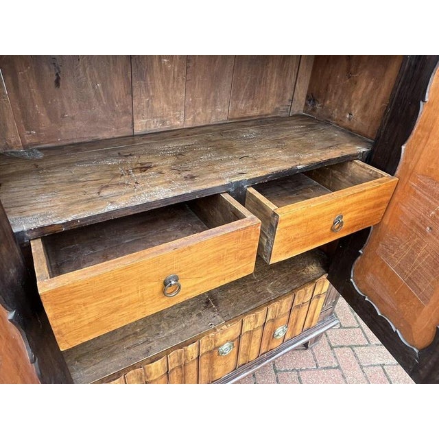 Antique Cabinet with Key For Sale - Image 9 of 12