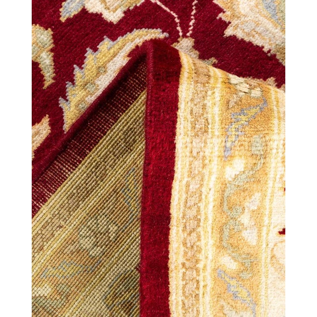 Mogul, One-of-a-Kind Hand-Knotted Area Rug in Red, 4' 2" x 6' 3" For Sale In New York - Image 6 of 8