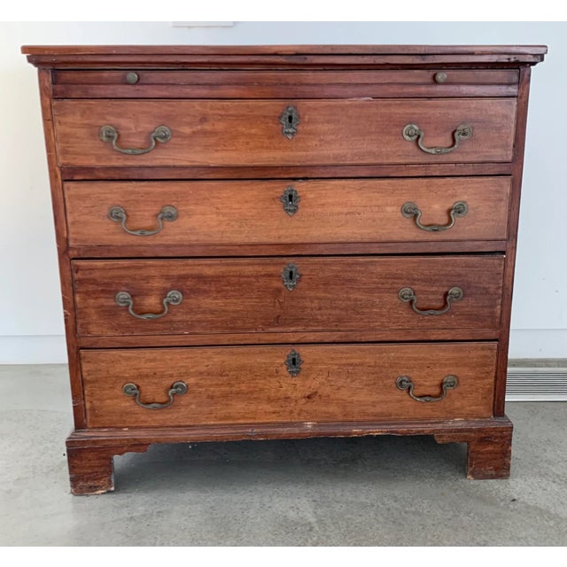 Sienna Antique Early American Colonial Style Sideboard For Sale - Image 8 of 8