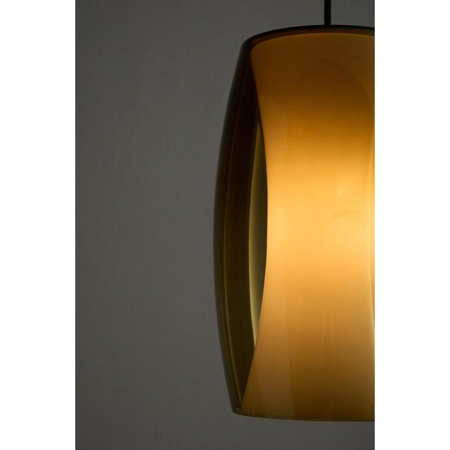 Glass Radius Lamp by Jo Hammerborg for Fog & Mørup, 1970s For Sale - Image 3 of 12