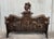 Early 20th Century Spanish Polychromed Hand Carved Oak Settee or Park Bench For Sale - Image 4 of 18