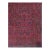 Antique Persian Lavar Kerman Oriental Carpet, Handmade, Red, Ivory, Light Blue For Sale