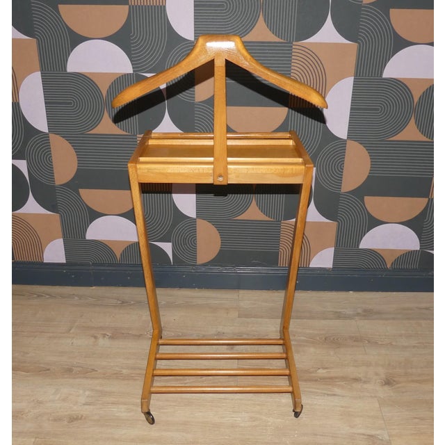 Mid-Century Modern Mid-Century Modern Zig Zag Clothes Rack from Opal Furniture, 1950s For Sale - Image 3 of 9