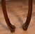 Brown 1910s Antique French Louis XV Walnut & Satinwood Inlay Pair of Side / End Tables For Sale - Image 8 of 12