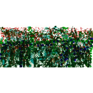 Large 1970 Lithograph by Jean-Paul Riopelle Untitled I For Sale