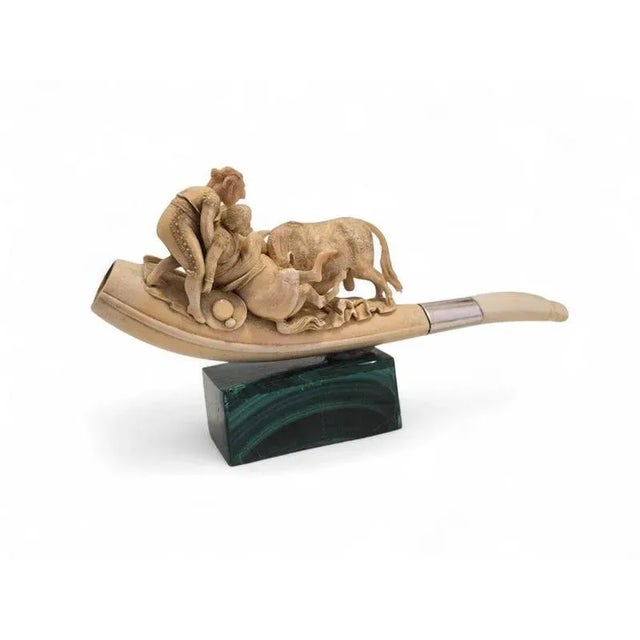 Antique Meerschaum Pipe Bullfight Scene, 1870 For Sale - Image 7 of 10