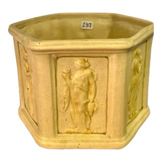 1930s Weller Pottery Hexagonal Jardiniere For Sale