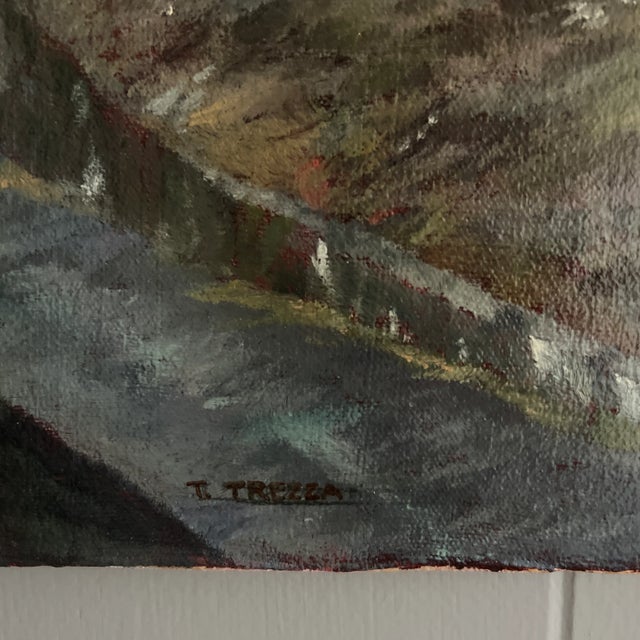 1980s Giclee Print of Mid 20th Century Realist Acrylic Painting by Tony Trezza of a Village Near Portimao, Portugal For Sale - Image 5 of 8