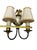 Antique Federal Style Eagle Figure Plug in Double Arm Sconce With Lamp Shade For Sale - Image 4 of 8
