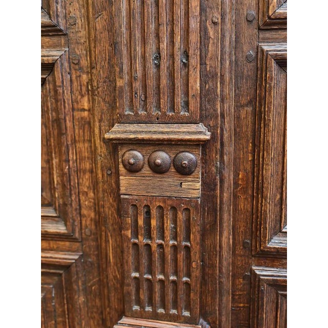Flemish Renaissance Oak Cabinet with Carvings For Sale - Image 10 of 12