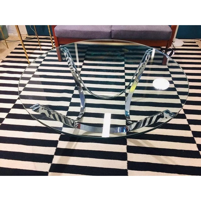 Glass Coffee Table by Werner Linder for Bacher, 1960s For Sale - Image 7 of 10