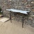 1940s Italian Console Table Wrought Iron Marble Style Gilbert Poillerat For Sale In San Diego - Image 6 of 13