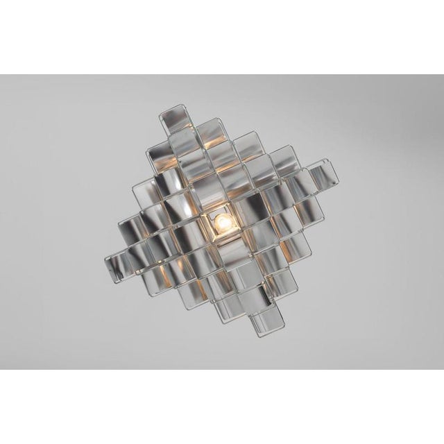 Metal Cassiopé Chandelier attributed to Max Sauze, France, 1969 For Sale - Image 7 of 17