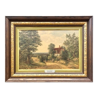 1940s Alfred Vickers “Spring Afternoon” Vintage Framed Reproduction Print For Sale