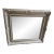 1970s Silver Framed Mirror For Sale