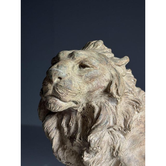 Armand Fagotto, Lion, Terracotta For Sale - Image 5 of 18