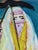 1970s Mohamed Hamri Moroccan Modernist Painting, Five Veiled Women, Signed For Sale - Image 14 of 18
