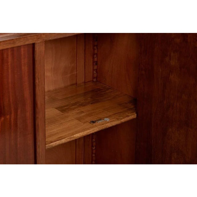 Antique French Art Deco Mahogany Sideboard Cabinet by Andre Sornay For Sale - Image 9 of 11