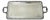 Vintage English Victorian Silver Plated Copper Narrow Serving Platter Bar Tray For Sale