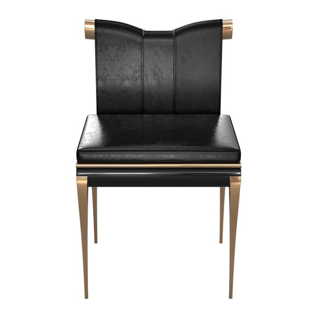"Moglie" Chair With Bronze and Exclusive Accessory, Hand-Crafted For Sale - Image 12 of 12