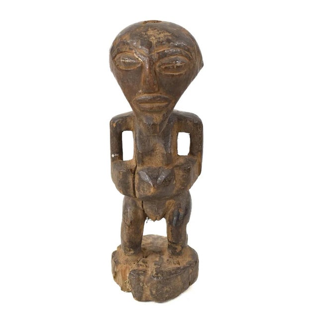 African Early 20th Century Songye Nkishi Kifwebe Miniature Power Figure For Sale - Image 3 of 8