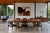 Mid-century modern expanding walnut dining table designed by the legendary Milo Baughman for Thayer Coggin, United States,...