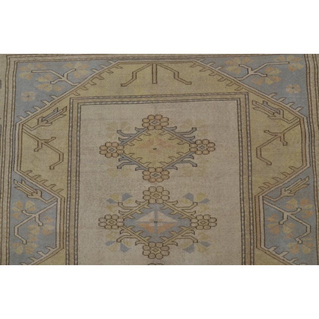 Textile 1950s Large Oversized Turkish Oushak Rug For Sale - Image 7 of 10