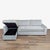 Interior Define Interior Define Modern James Sleeper Sofa With Chaise For Sale - Image 4 of 12