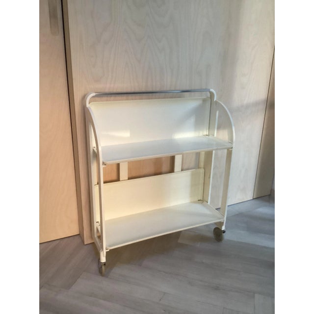 Guzzini Vintage Italian Trolley from Guzzini, 1970s For Sale - Image 4 of 10